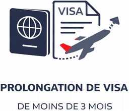 Prolongation de visa de moins de 3 mois